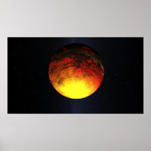 Kunstenbegrip van Kepler-10b Poster