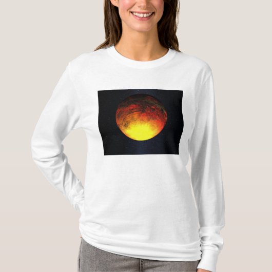 Kunstenbegrip van Kepler-10b T-shirt (Voorkant)