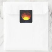 Kunstenbegrip van Kepler-10b Vierkante Sticker (Tas)