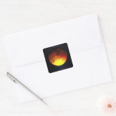 Kunstenbegrip van Kepler-10b Vierkante Sticker (Envelop)