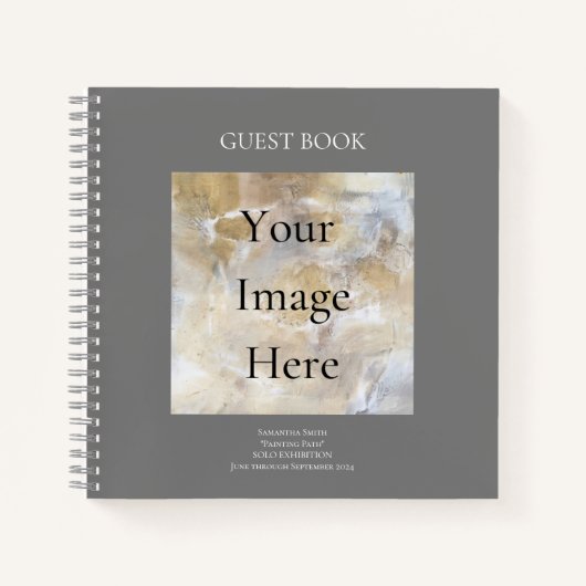 Kunstenboek Show tentoonstelling Notitieboek (Voorkant)