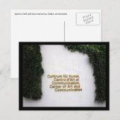 Kunstencentrum Vaduz Briefkaart (Voorkant / Achterkant)