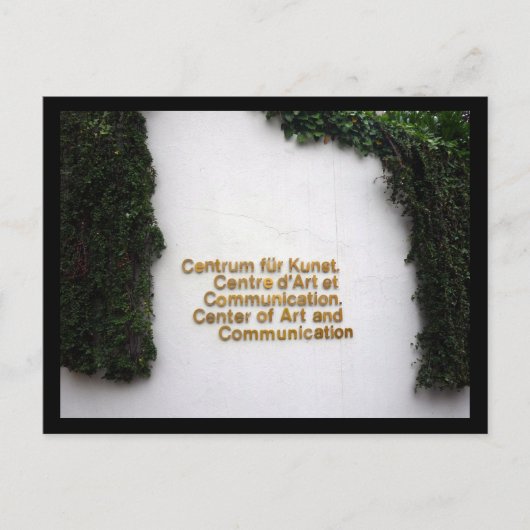 Kunstencentrum Vaduz Briefkaart (Voorkant)