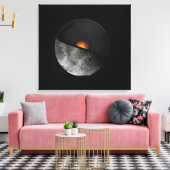 Kunstenconcept met een mogelijke binnenste kern canvas afdruk (Insitu (Woonkamer))