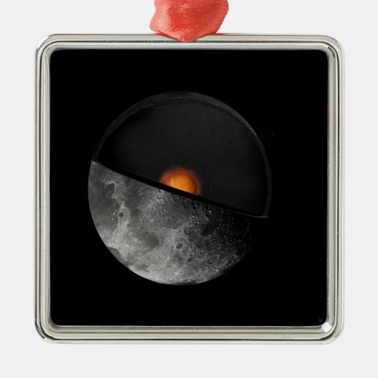 Kunstenconcept met een mogelijke binnenste kern metalen ornament (Voorkant)