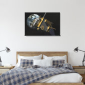 Kunstenconcept van de Lunar Reconnaissance Orbi 2 Canvas Afdruk (Insitu (Slaapkamer))