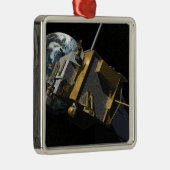 Kunstenconcept van de Lunar Reconnaissance Orbi 2 Metalen Ornament (Rechts)