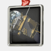 Kunstenconcept van de Lunar Reconnaissance Orbi 2 Metalen Ornament (Links)