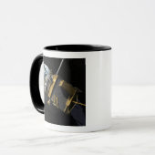 Kunstenconcept van de Lunar Reconnaissance Orbi 2 Mok (Voorkant links)