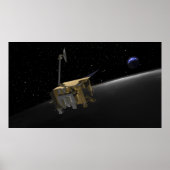 Kunstenconcept van de Lunar Reconnaissance Orbi 2 Poster (Voorkant)