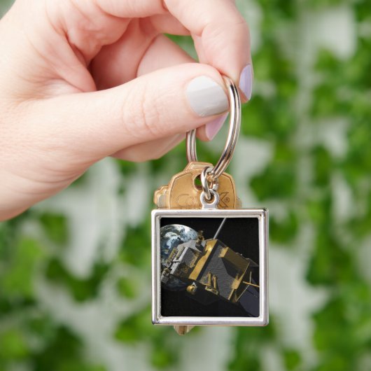 Kunstenconcept van de Lunar Reconnaissance Orbi 2 Sleutelhanger (Hand)