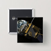 Kunstenconcept van de Lunar Reconnaissance Orbi 2 Vierkante Button 5,1 Cm (Voorkant /achterkant)