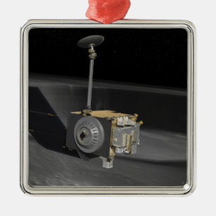 Kunstenconcept van de Lunar Reconnaissance Orbi 3 Metalen Ornament