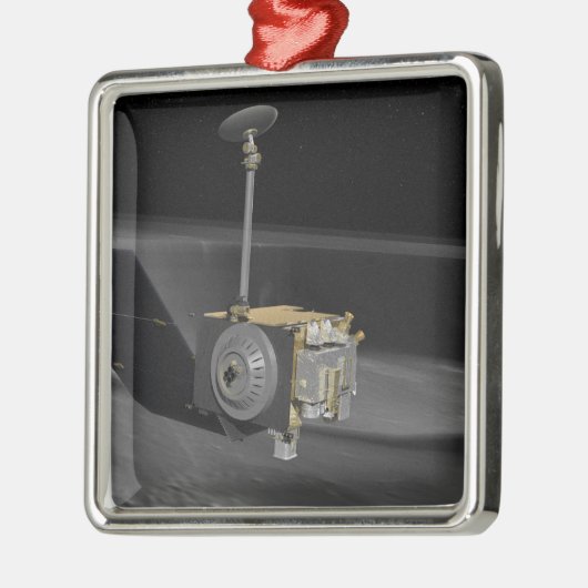 Kunstenconcept van de Lunar Reconnaissance Orbi 3 Metalen Ornament (Links)