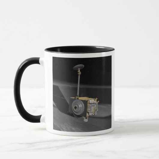 Kunstenconcept van de Lunar Reconnaissance Orbi 3 Mok (Links)