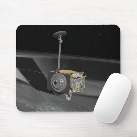 Kunstenconcept van de Lunar Reconnaissance Orbi 3 Muismat (Met muis)