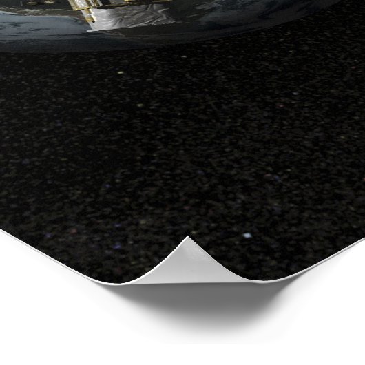 Kunstenconcept van de Lunar Reconnaissance Orbi 3 Poster (Hoek)