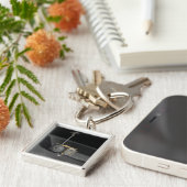 Kunstenconcept van de Lunar Reconnaissance Orbi 3 Sleutelhanger (Zijkant)