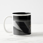 Kunstenconcept van de Lunar Reconnaissance Orbi 3 Tweekleurige Koffiemok (Links)