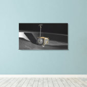 Kunstenconcept van de Lunar Reconnaissance Orbi Canvas Afdruk (Insitu (Houten vloer))