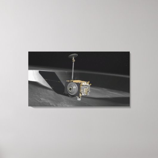 Kunstenconcept van de Lunar Reconnaissance Orbi Canvas Afdruk (Voorkant)