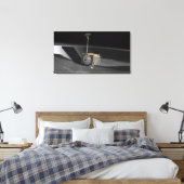 Kunstenconcept van de Lunar Reconnaissance Orbi Canvas Afdruk (Insitu (Slaapkamer))