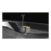 Kunstenconcept van de Lunar Reconnaissance Orbi Foto Afdruk (Voorkant)
