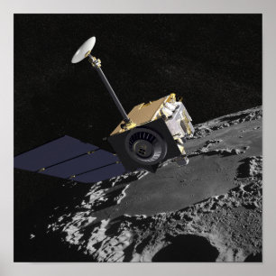 Kunstenconcept van de Lunar Reconnaissance Orbi Poster
