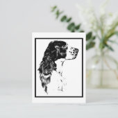  kunstEngels Springer Spaniel Briefkaart (Staand voorkant)