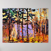 Kunstenkamp, kanoe Lake Poster (Voorkant)