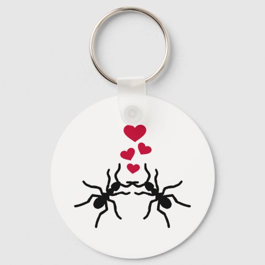 Kunstenliefde voor ratten sleutelhanger (Voorkant)