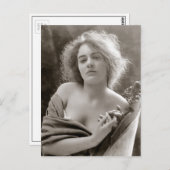 Kunstenmodel, 1900 briefkaart (Voorkant / Achterkant)