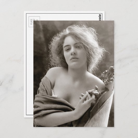 Kunstenmodel, 1900 briefkaart (Voorkant / Achterkant)