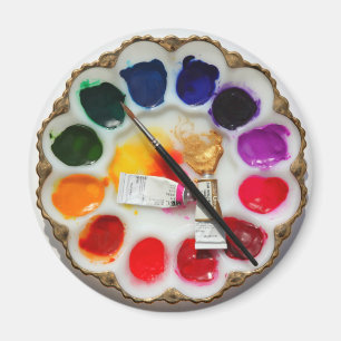 Kunstenpalet "What Deviled Eggs" Magneet
