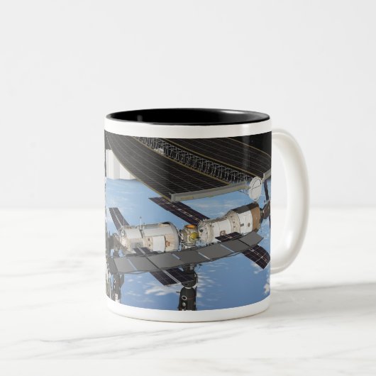 Kunstenrennen Tweekleurige Koffiemok (Voorkant rechts)