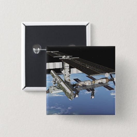 Kunstenrennen Vierkante Button 5,1 Cm (Voorkant /achterkant)