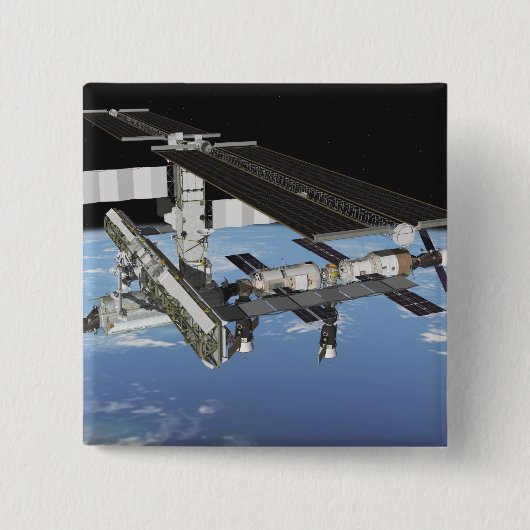 Kunstenrennen Vierkante Button 5,1 Cm (Voorkant)