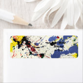 Kunstenschilderscène Etiket (Insitu)