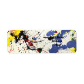 Kunstenschilderscène Etiket (Voorkant)