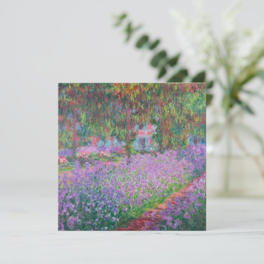 Kunstentuin in Giverny door Claude Monet (Staand voorkant)