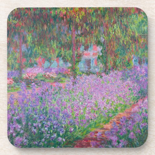Kunstentuin in Giverny door Claude Monet Bier Onderzetter (Voorkant)