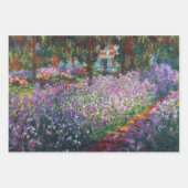 Kunstentuin in Giverny door Claude Monet Inpakpapier Vel (Voorkant)