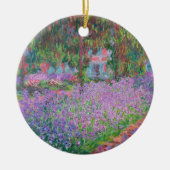 Kunstentuin in Giverny door Claude Monet Keramisch Ornament (Voorkant)