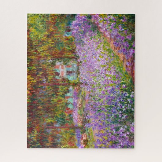 Kunstentuin in Giverny door Claude Monet Legpuzzel (Verticaal)