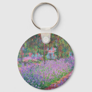 Kunstentuin in Giverny door Claude Monet Sleutelhanger