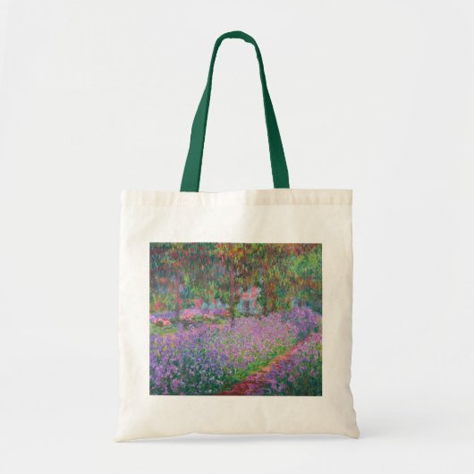 Kunstentuin in Giverny door Claude Monet Tote Bag (Voorkant)