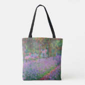 Kunstentuin in Giverny door Claude Monet Tote Bag (Achterkant)