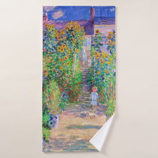 Kunstentuin, monet badhanddoek (Badhanddoek)