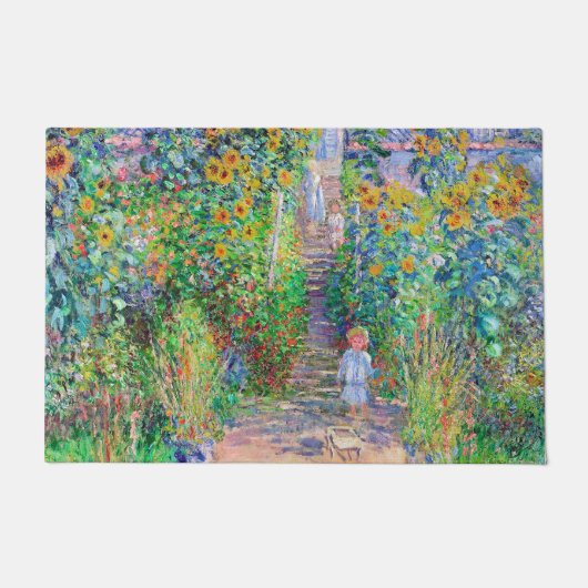 Kunstentuin, monet deurmat (Voorkant)