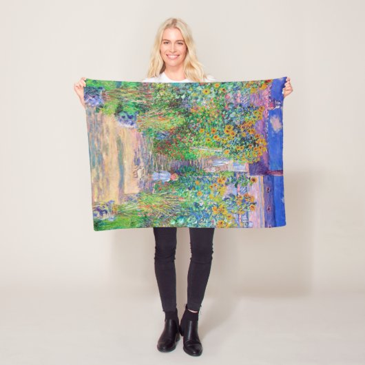 Kunstentuin, monet fleece deken (In situ)